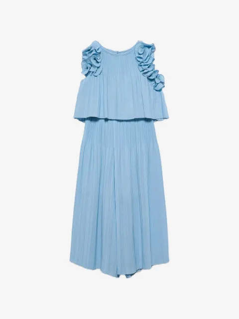 Abel & Lula pleated ruffled trousers set (set of two)