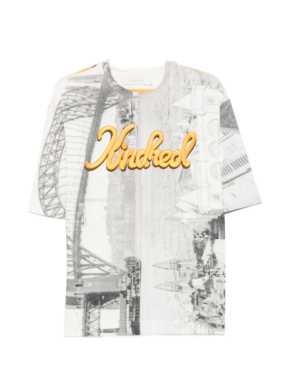 ZIMMERMANN Alchemy graphic-print T-shirt - Grigio