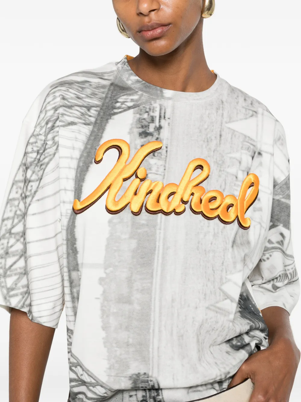 ZIMMERMANN Alchemy T-shirt met grafische print Grijs