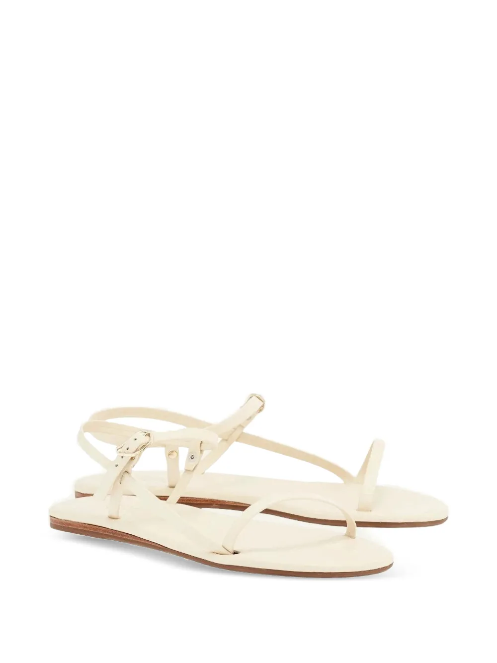 Ancient Greek Sandals Filothei buckle-fastening sandals Beige