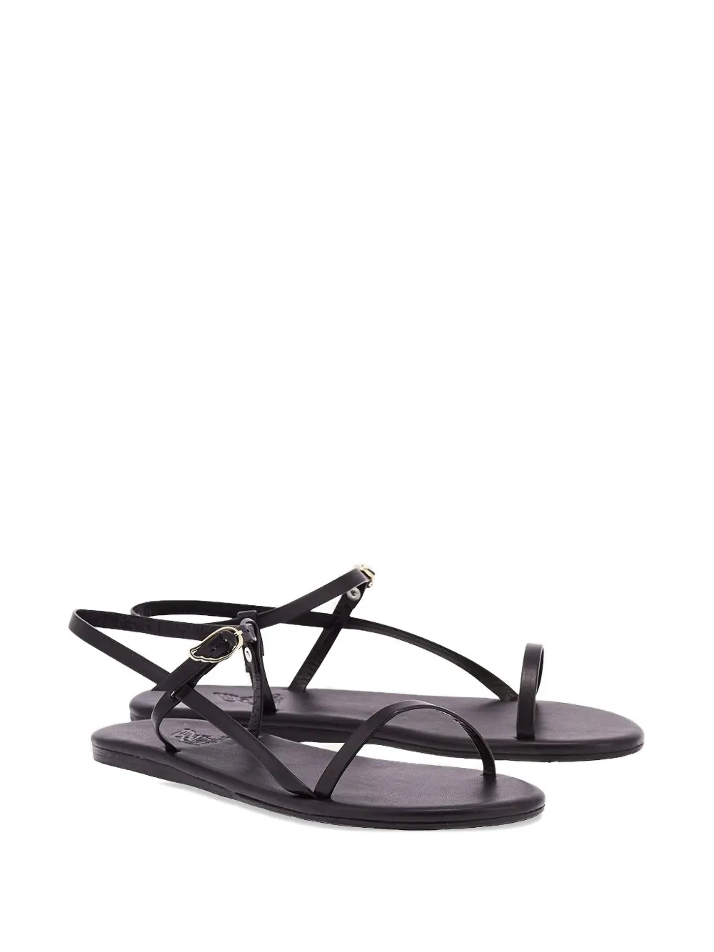 Ancient Greek Sandals Filothei buckle-fastening sandals Zwart