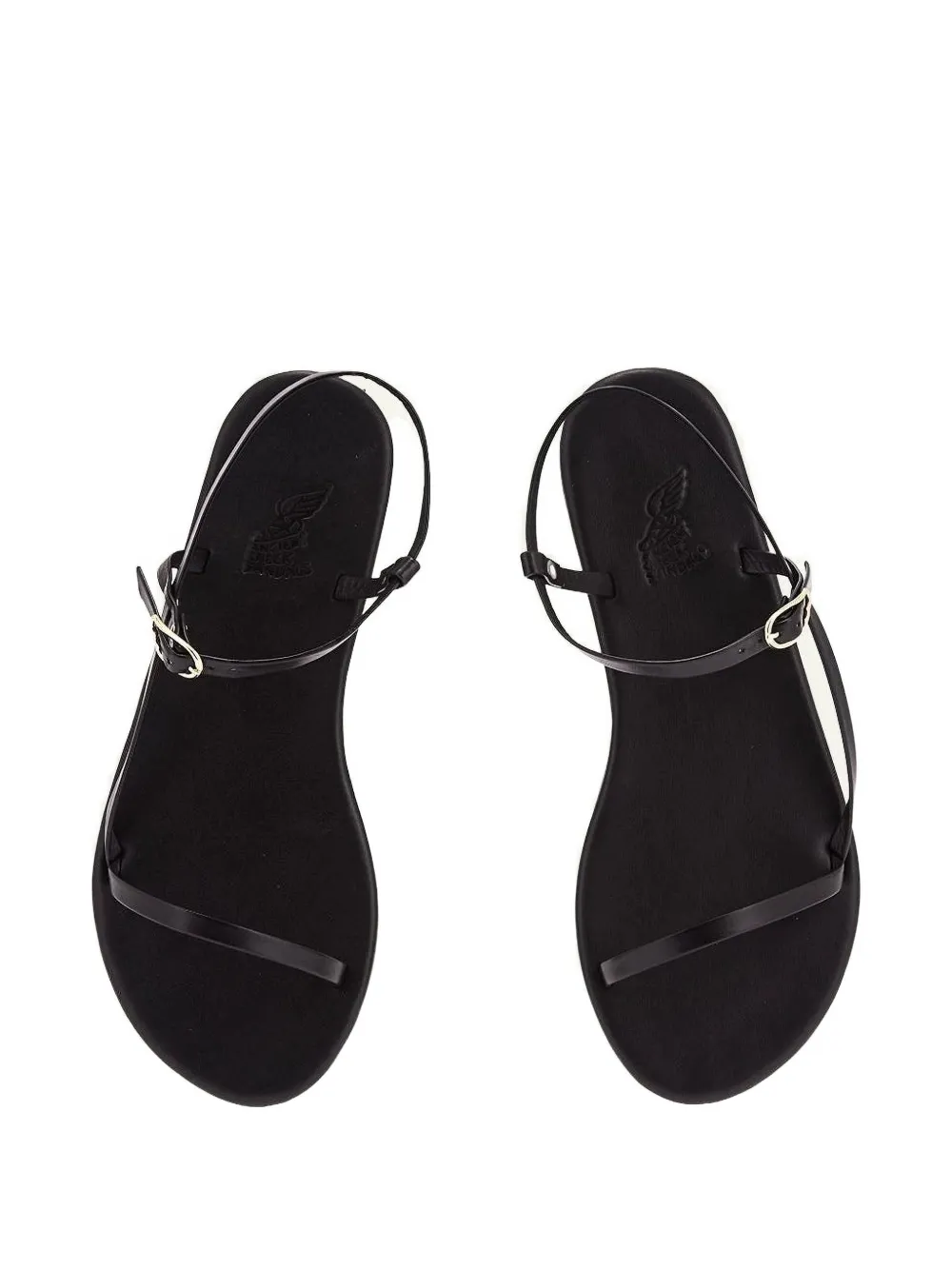 Ancient Greek Sandals Filothei buckle-fastening sandals Zwart