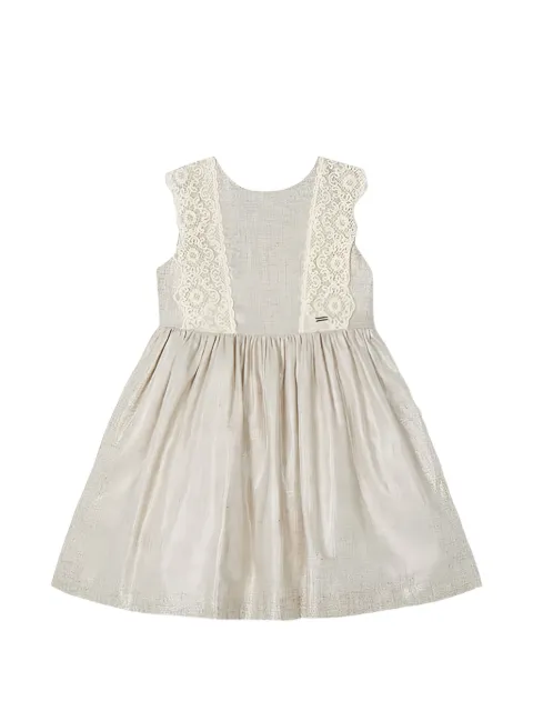 Mayoral lace-trimmed sleeveless dress