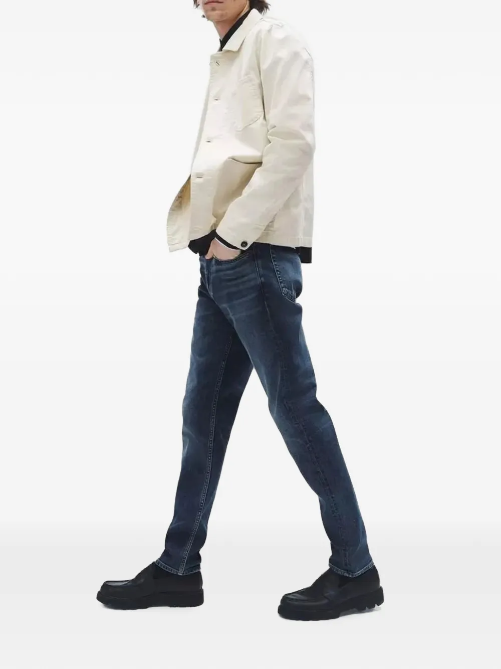 rag & bone Straight jeans Blauw