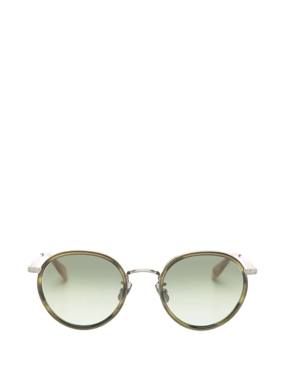 Garrett Leight x Wilson round-frame sunglasses - Verde