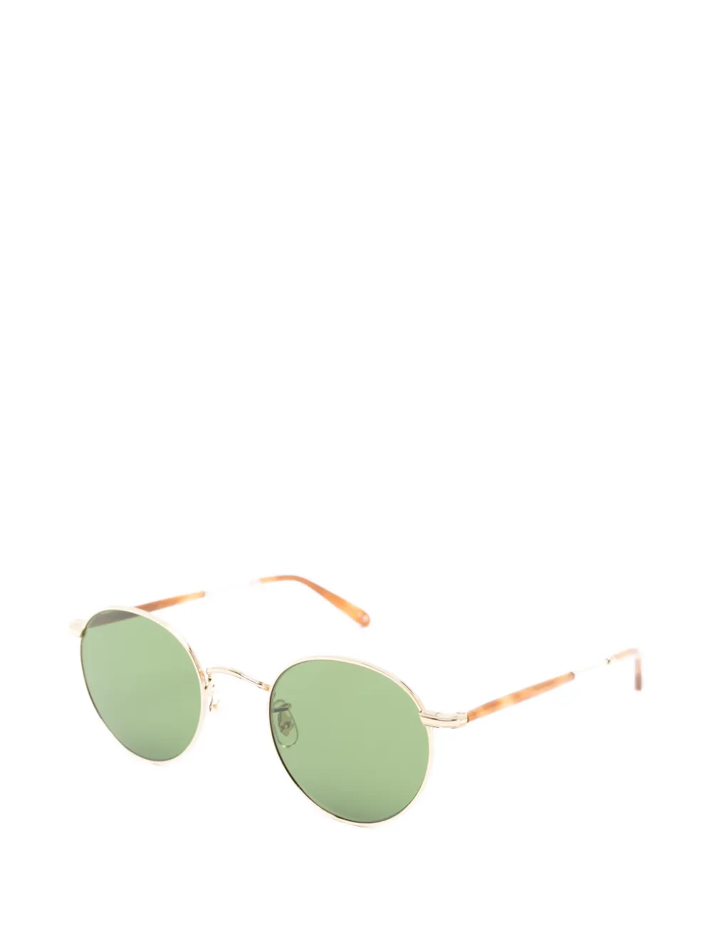 Garrett Leight Wilson zonnebril met rond montuur Goud
