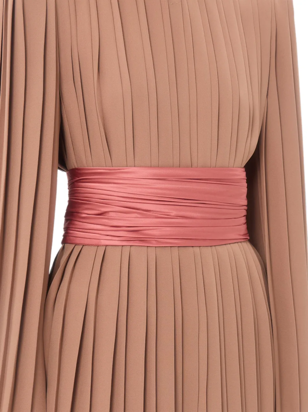 Valentino Garavani Cady riem met ruches Roze