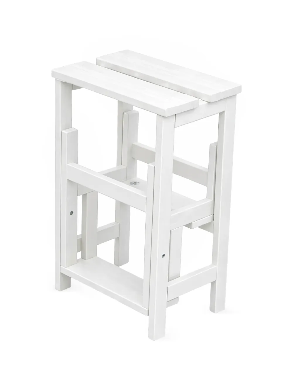 CU I SEEYOU three-tier foldable step stool - Bianco