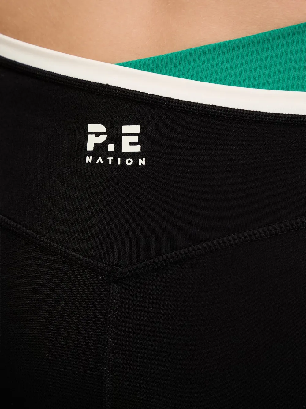 P.E Nation Legging met logoprint Zwart