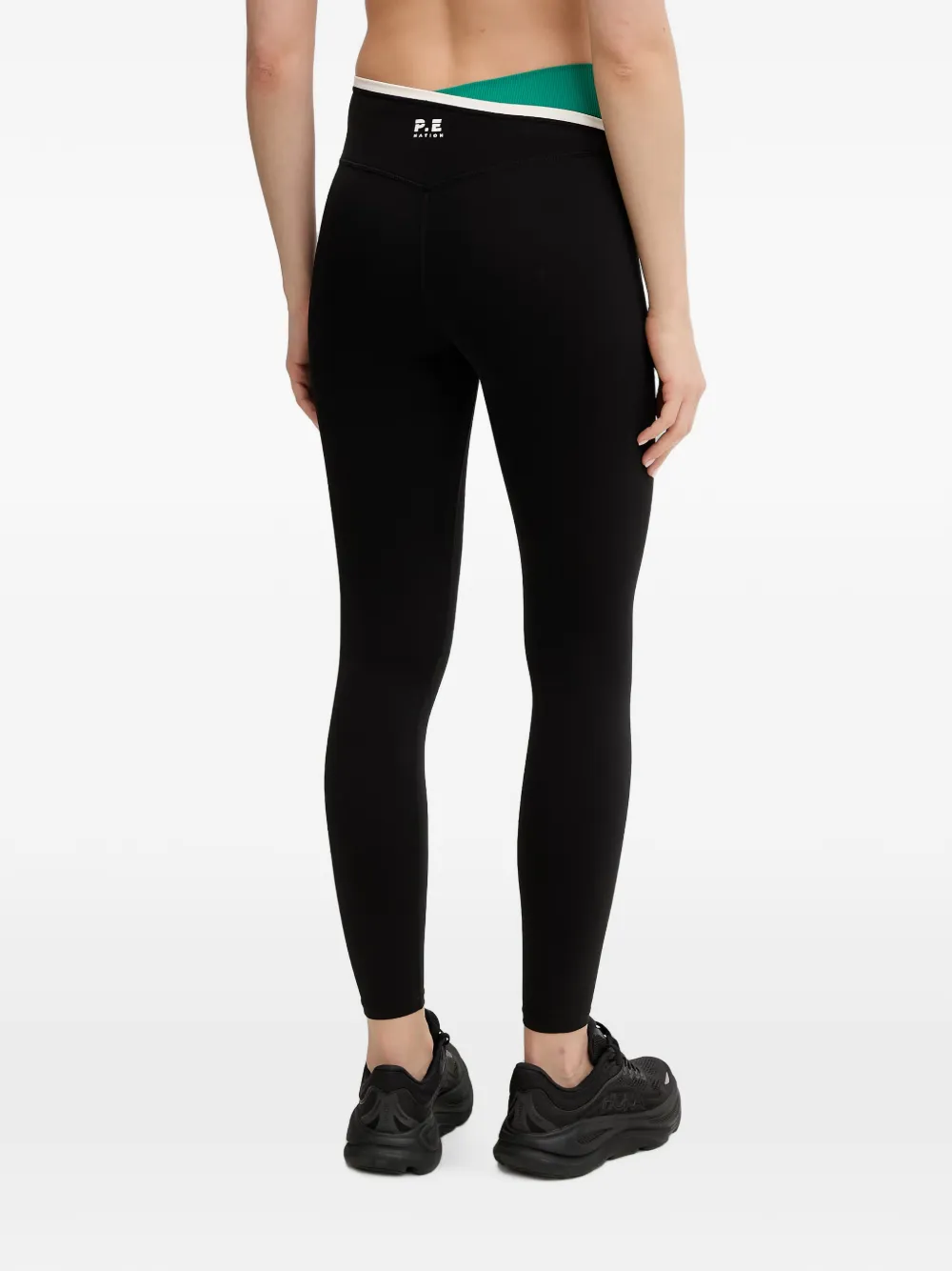 P.E Nation Legging met logoprint Zwart