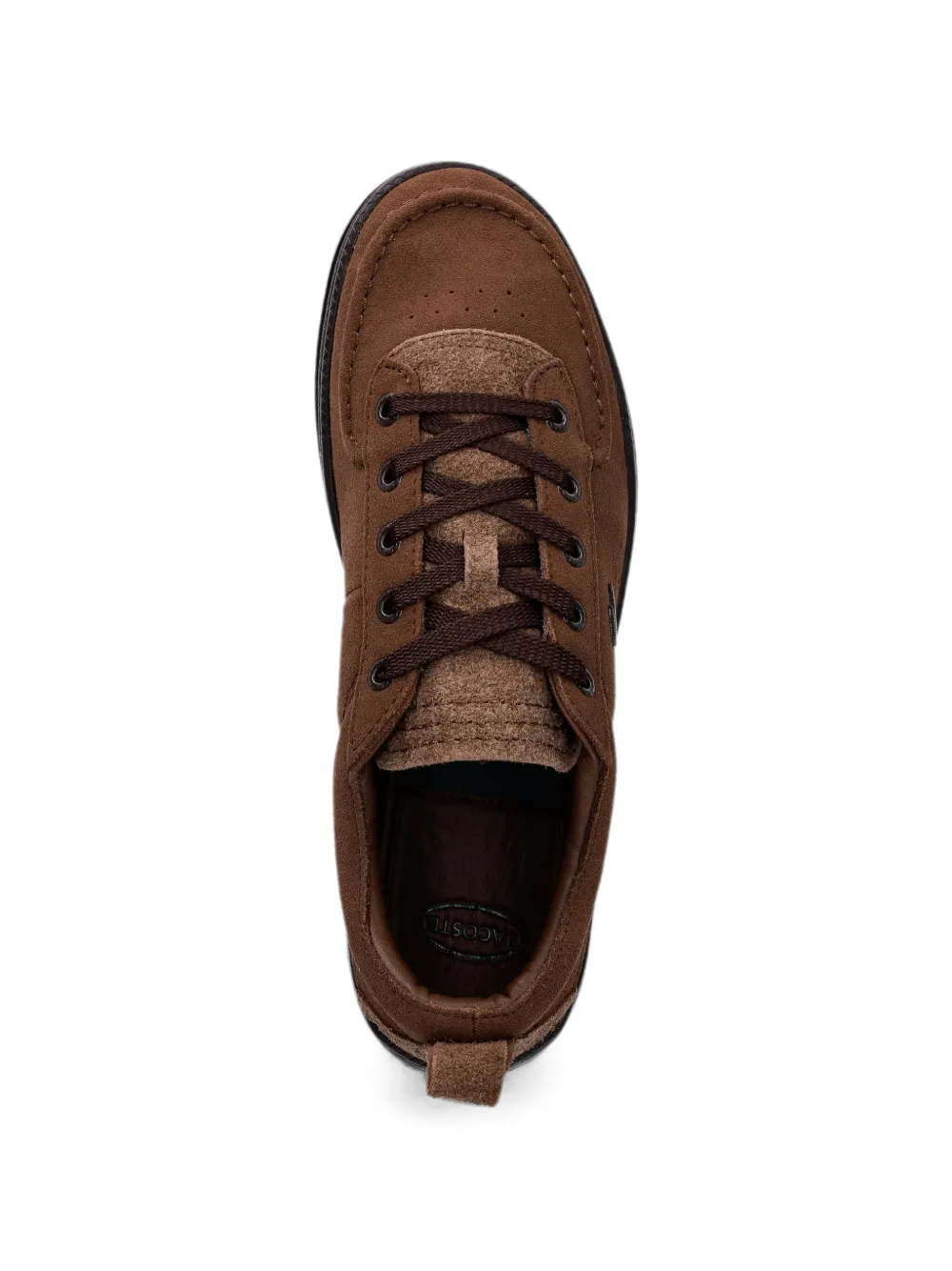 Lacoste Sneakers met suède vlakken Bruin