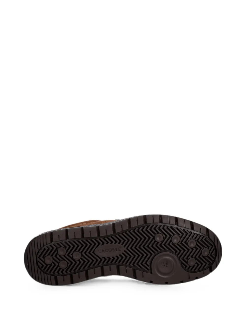 Lacoste Sneakers met suède vlakken Bruin