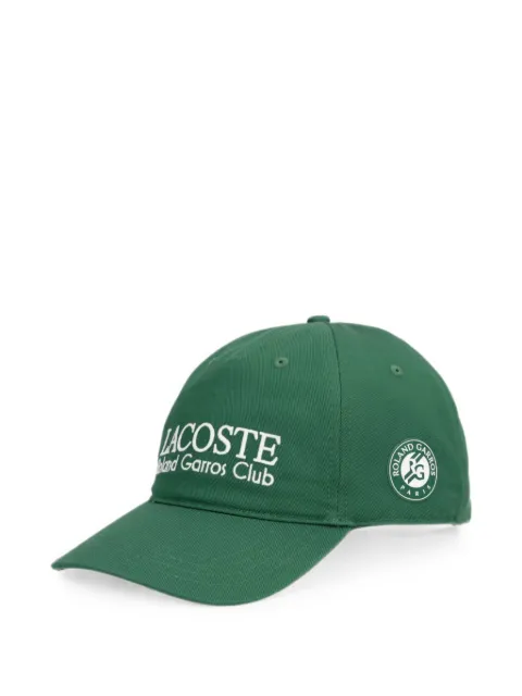 Lacoste Roland Garros logo-embroidered baseball cap