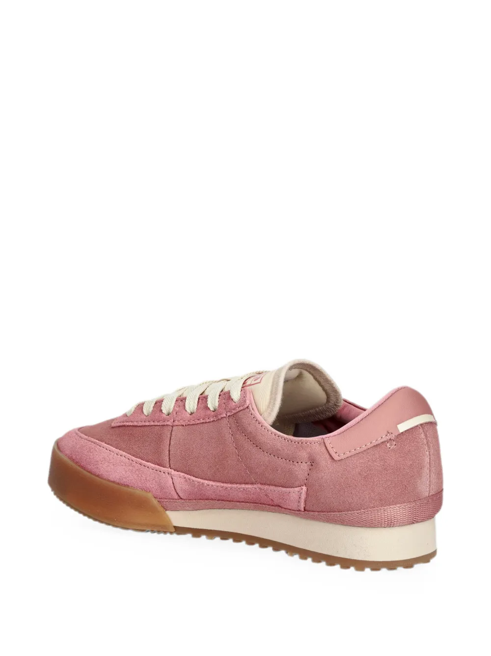 Lacoste Aura suede sneakers Roze