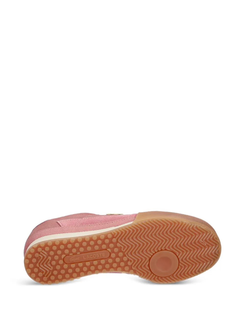 Lacoste Aura suede sneakers Roze