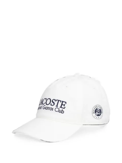 Lacoste Roland Garros logo-embroidered baseball cap