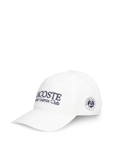 Lacoste Roland Garros logo-embroidered baseball cap