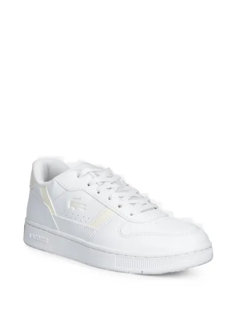 Lacoste Kids T-Clip logo-patch panelled sneakers