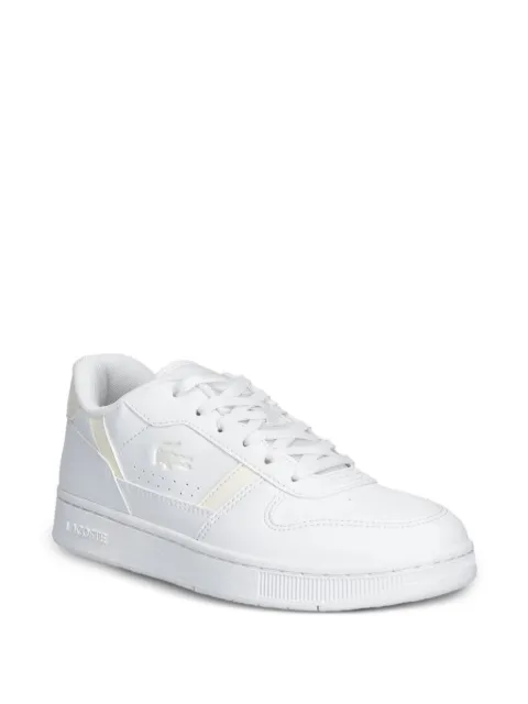 Lacoste Kids T-Clip logo-patch panelled sneakers