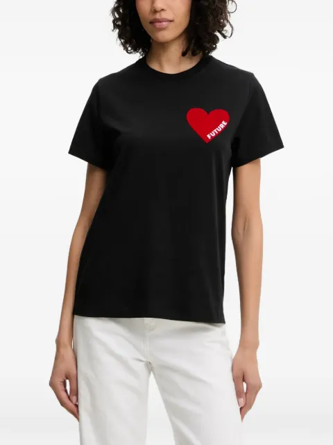 FROM FUTURE heart-patch T-shirt