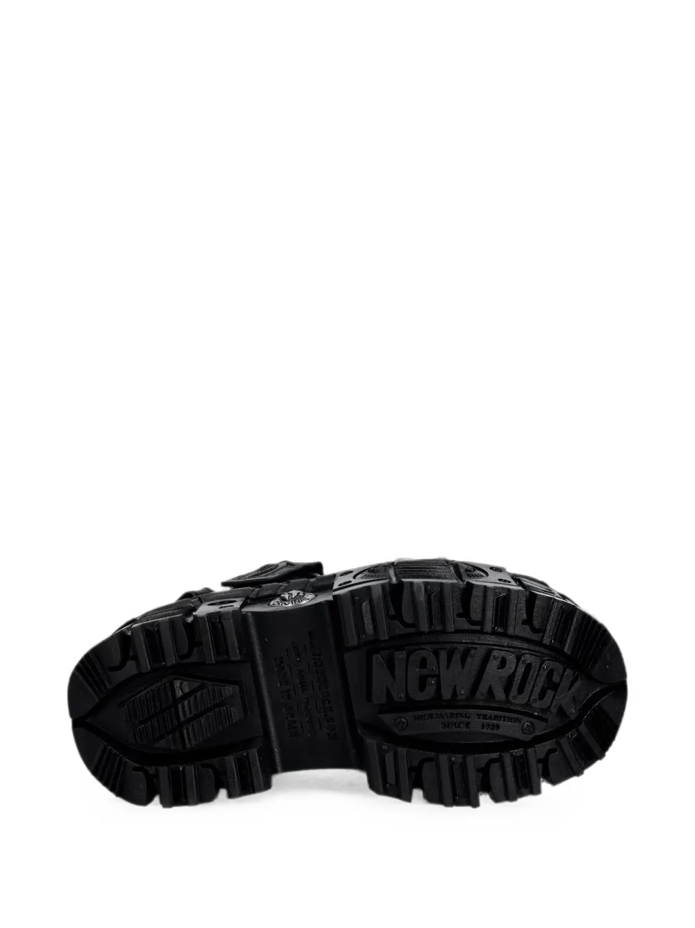 NEW ROCK stud-embellished platform sandals Zwart