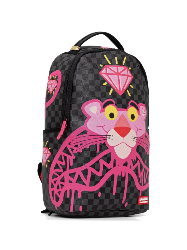 Sprayground Pink Panther Checkered Backpack | Black | FARFETCH ZA