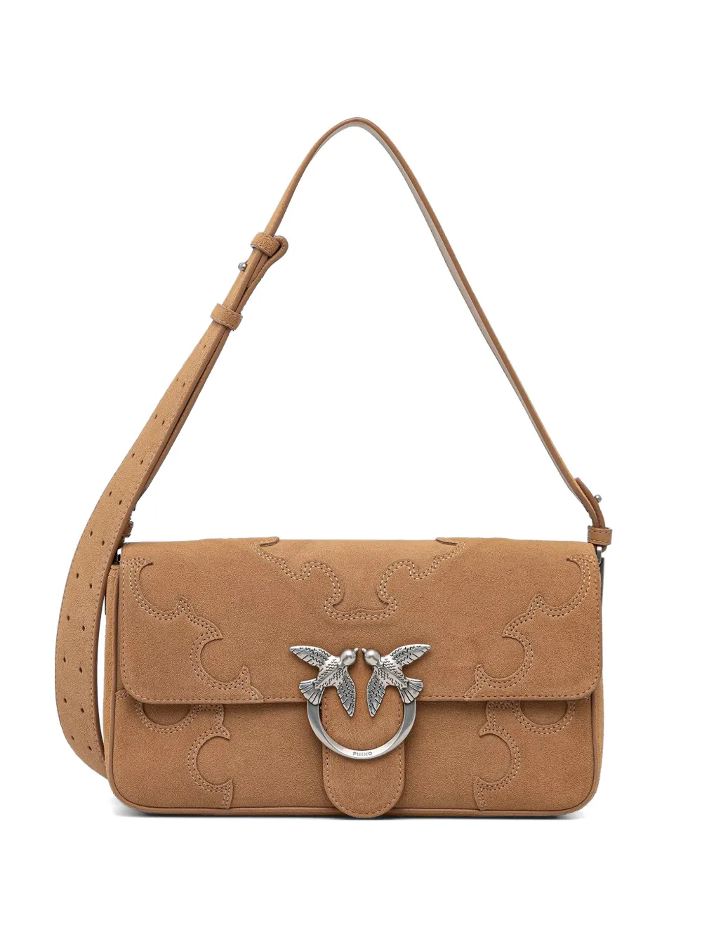 PINKO medium Love Bag One Slouchy shoulder bag - Marrone