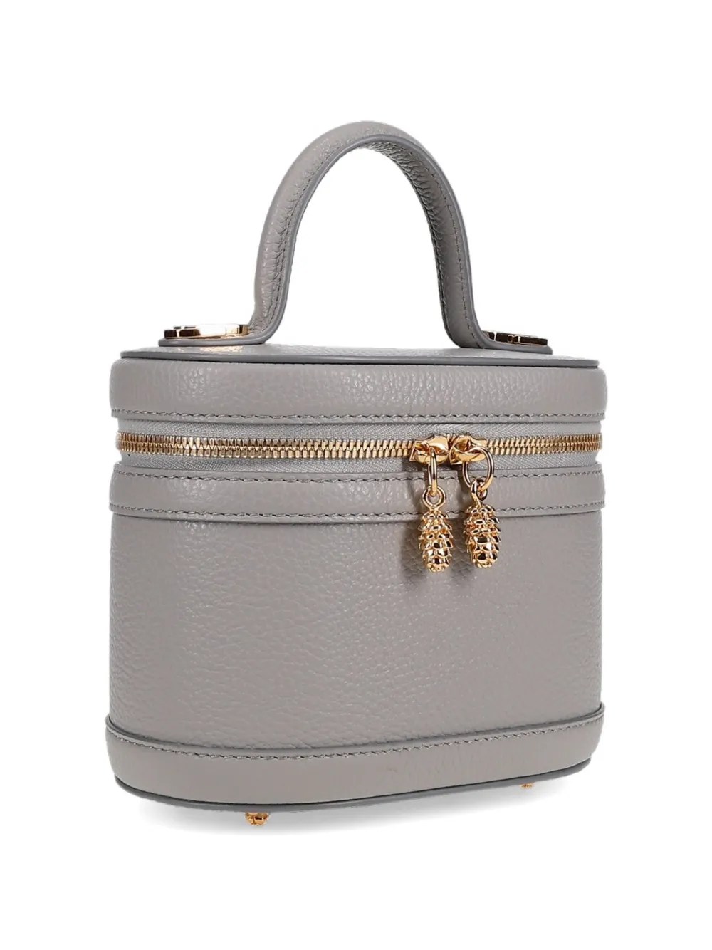 Tyler Ellis Victoria kleine leren shopper Grijs