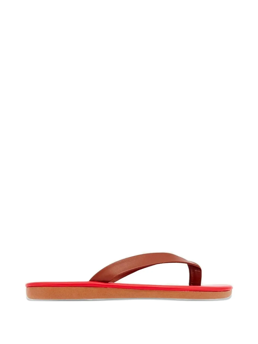 Ancient Greek Sandals Saionara leather sandals Rood