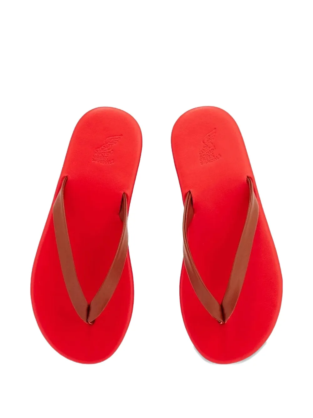 Ancient Greek Sandals Saionara leather sandals Rood