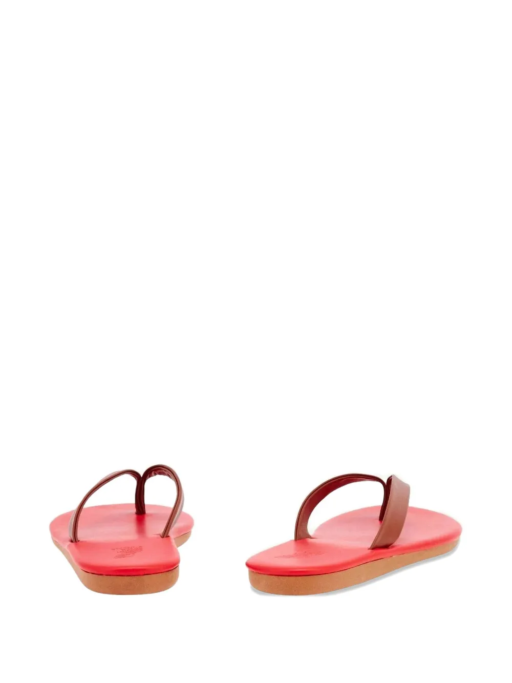 Ancient Greek Sandals Saionara leather sandals Rood