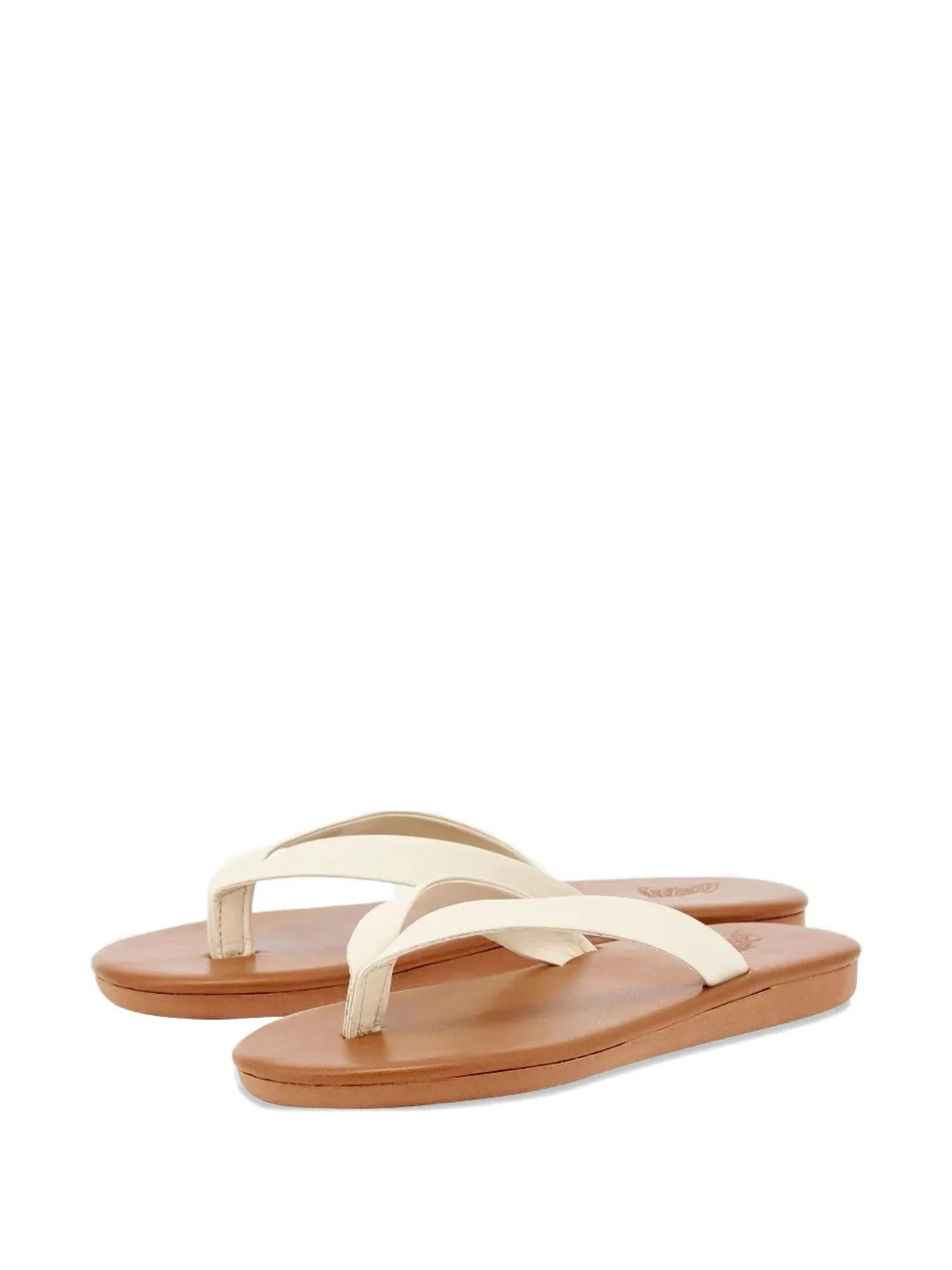 Ancient Greek Sandals Saionara leather sandals Beige