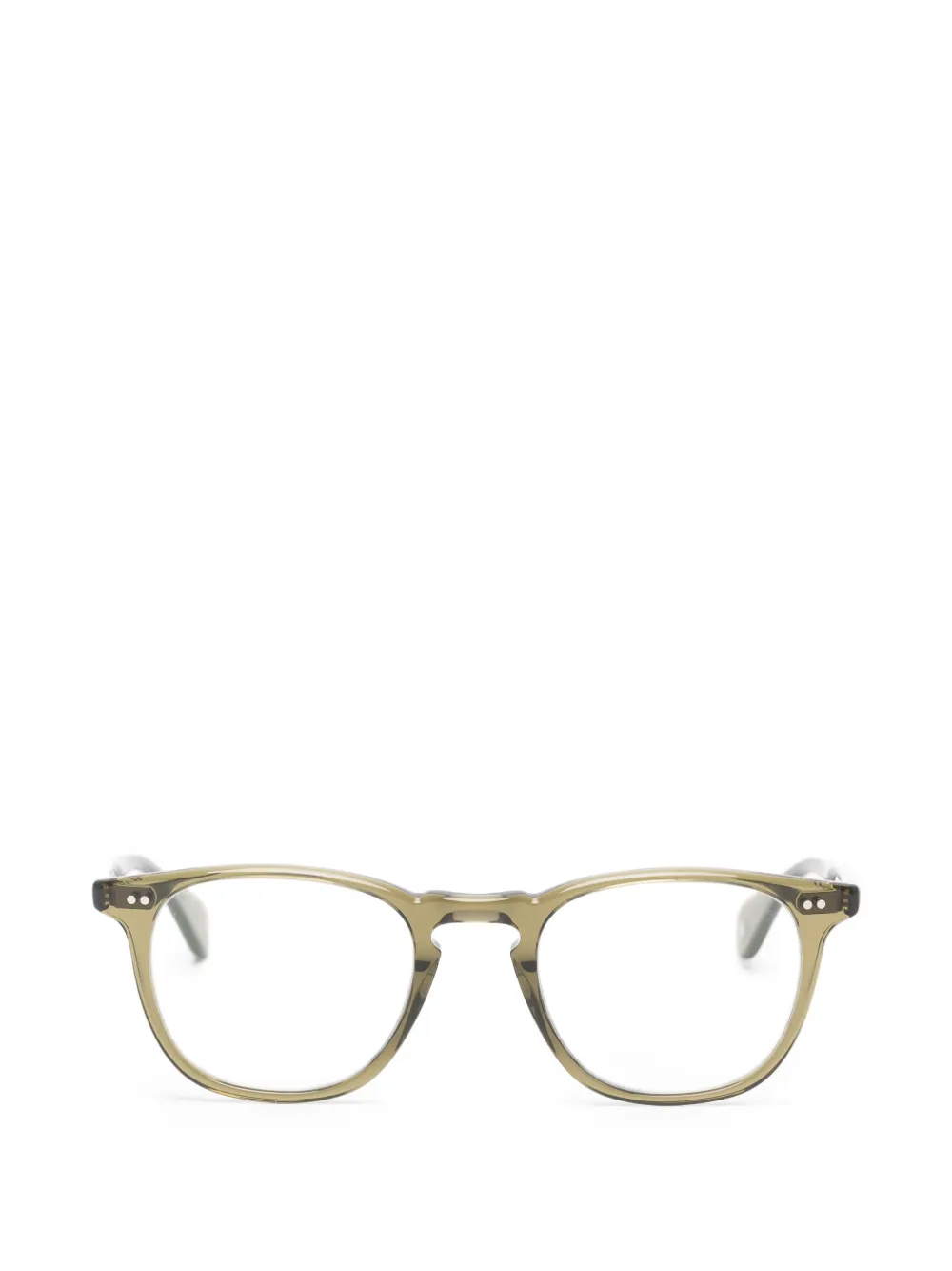 Garrett Leight Wilshire full-rim glasses - Verde