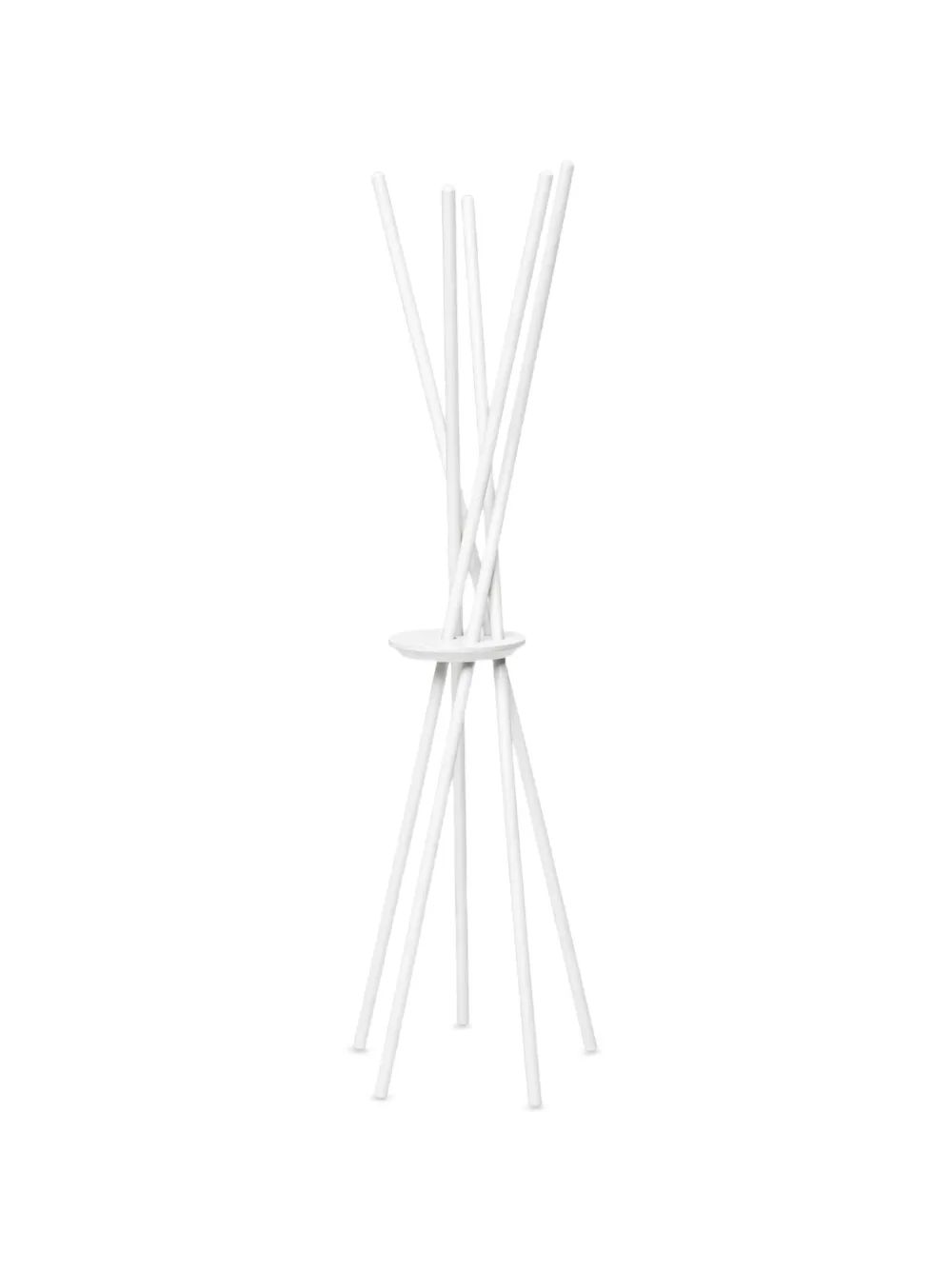 CU I SEEYOU sculptural-frame coat stand - Bianco