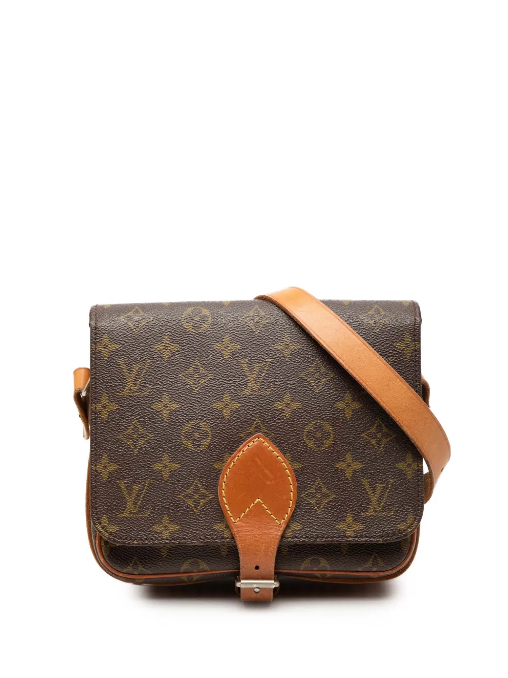Louis Vuitton Pre-Owned 1990-2010 Monogram Cartouchiere MM crossbody bag - Brown