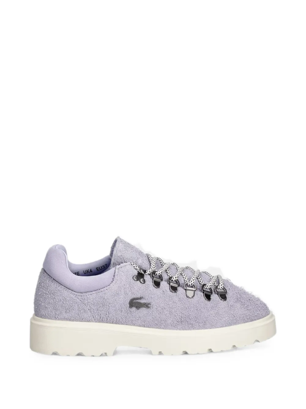Lacoste suede logo-plaque sneakers - Violett