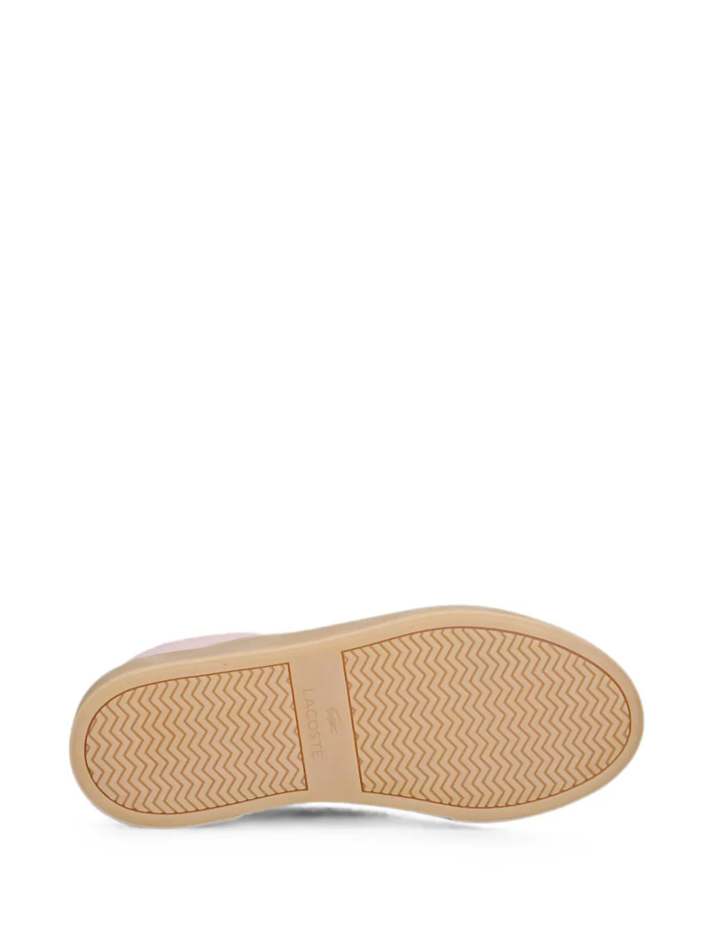 Lacoste logo-plaque platform sneakers Roze