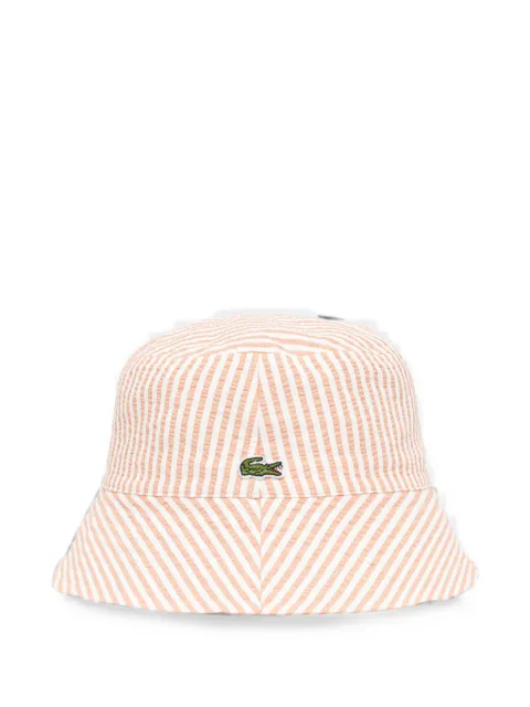 Lacoste striped seersucker bucket hat