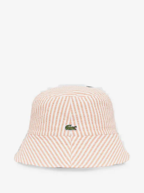Lacoste striped seersucker bucket hat