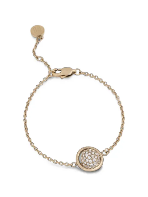 Furla crystal-embellished orb-pendant bracelet