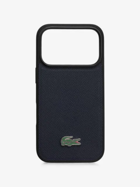 Lacoste logo-plaque iPhone 17 Pro case