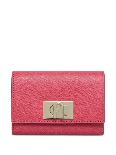 Furla cartera con placa del logo
