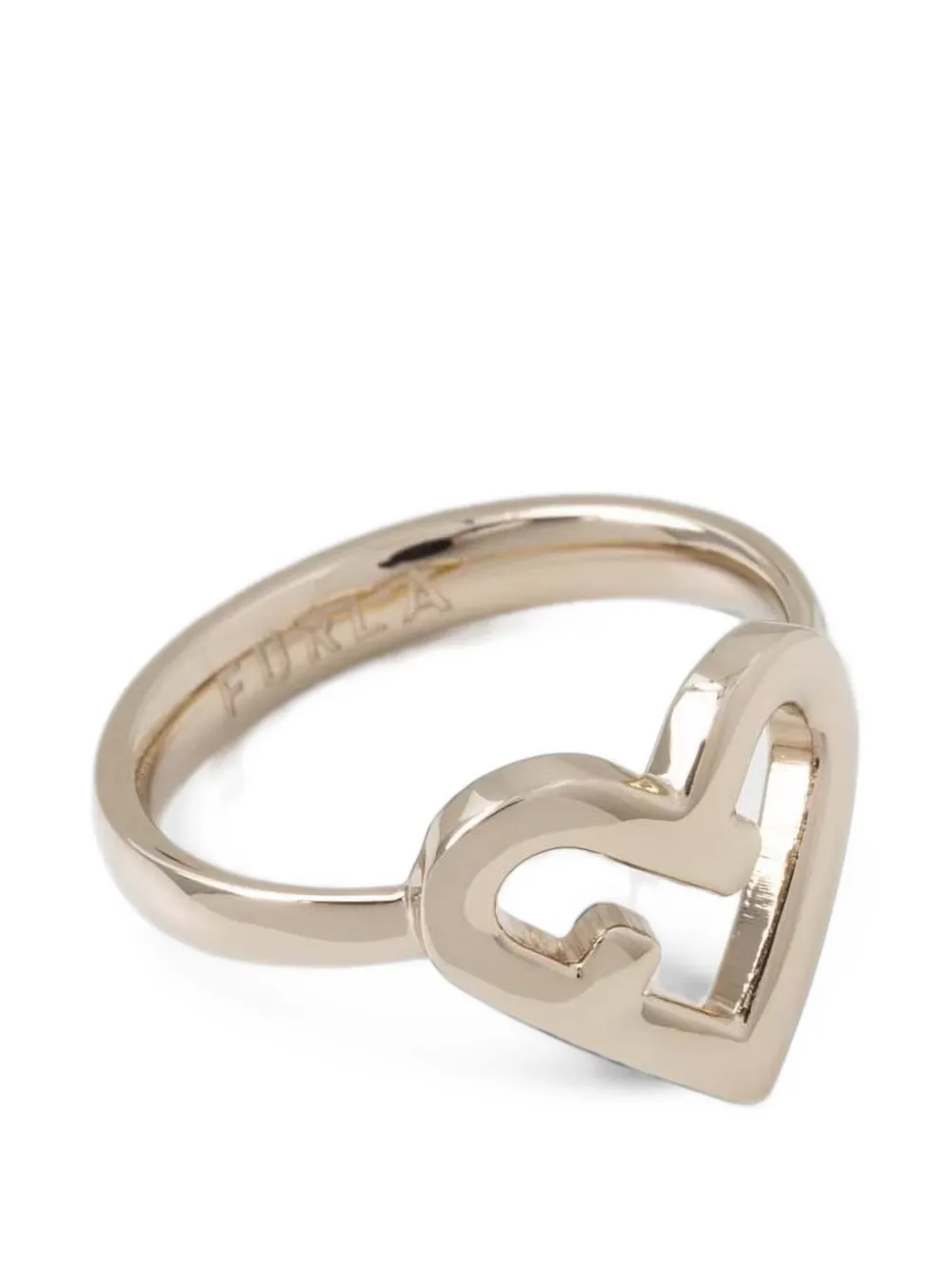 Furla heart-motif ring - Oro