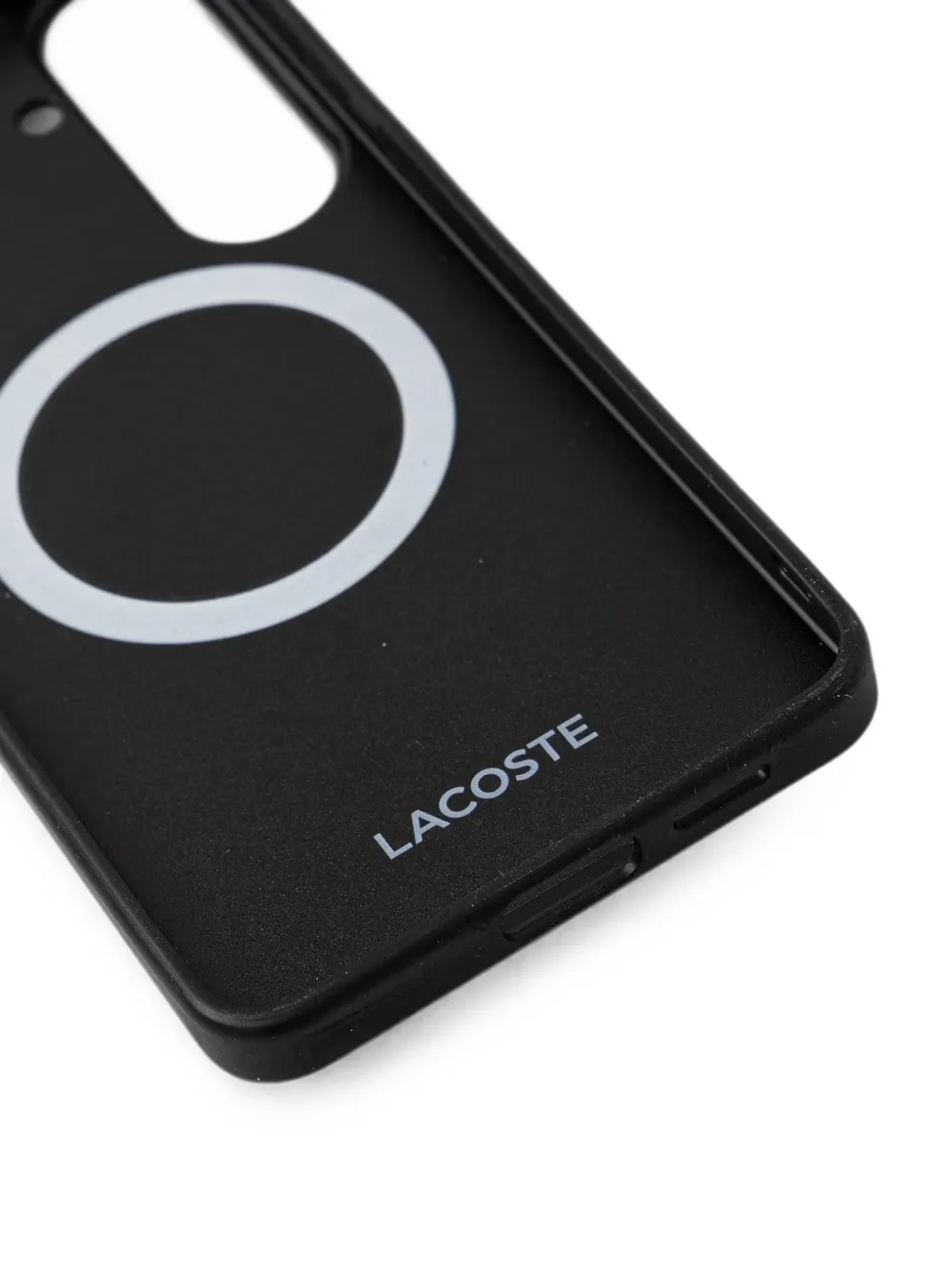 Lacoste Samsung Galaxy S26 Plus hoesje met logoplakkaat Bruin
