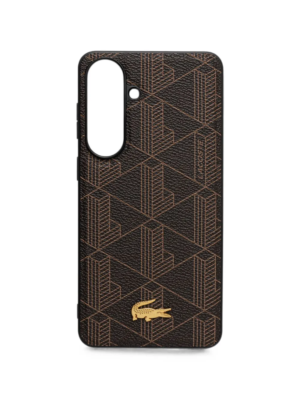 Lacoste logo-plaque Samsung Galaxy S26 Plus case - Marrone