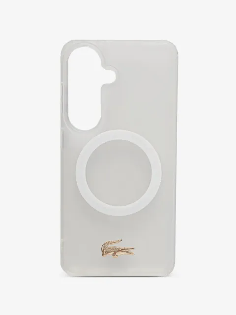 Lacoste logo-plaque Samsung Galaxy S26 case