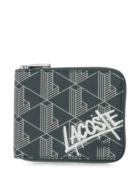 Lacoste monogram-print logo-print wallet