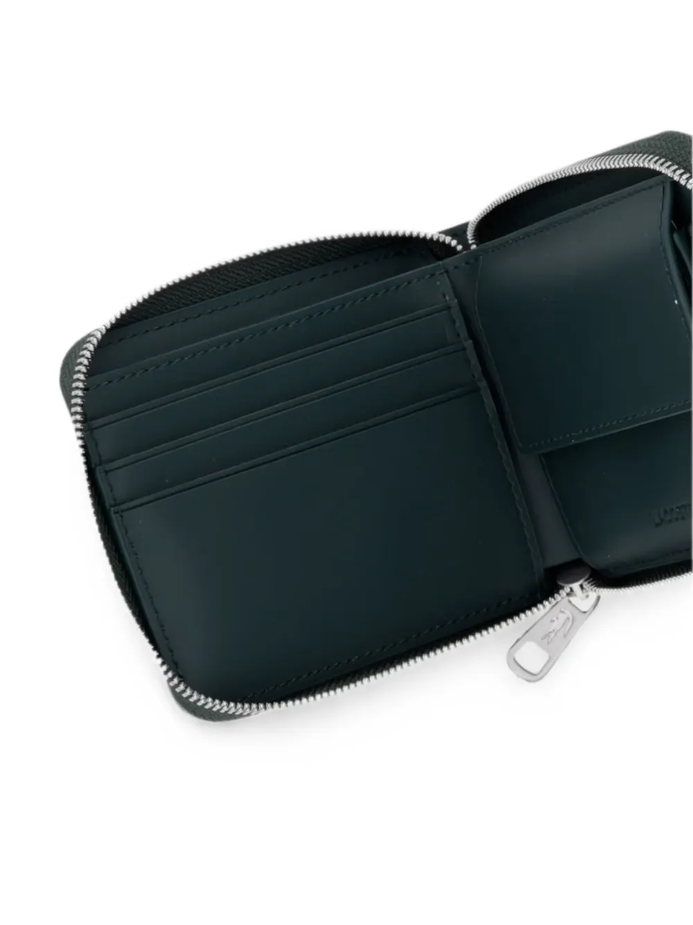Lacoste Portemonnee met monogram-print en logoprint Groen