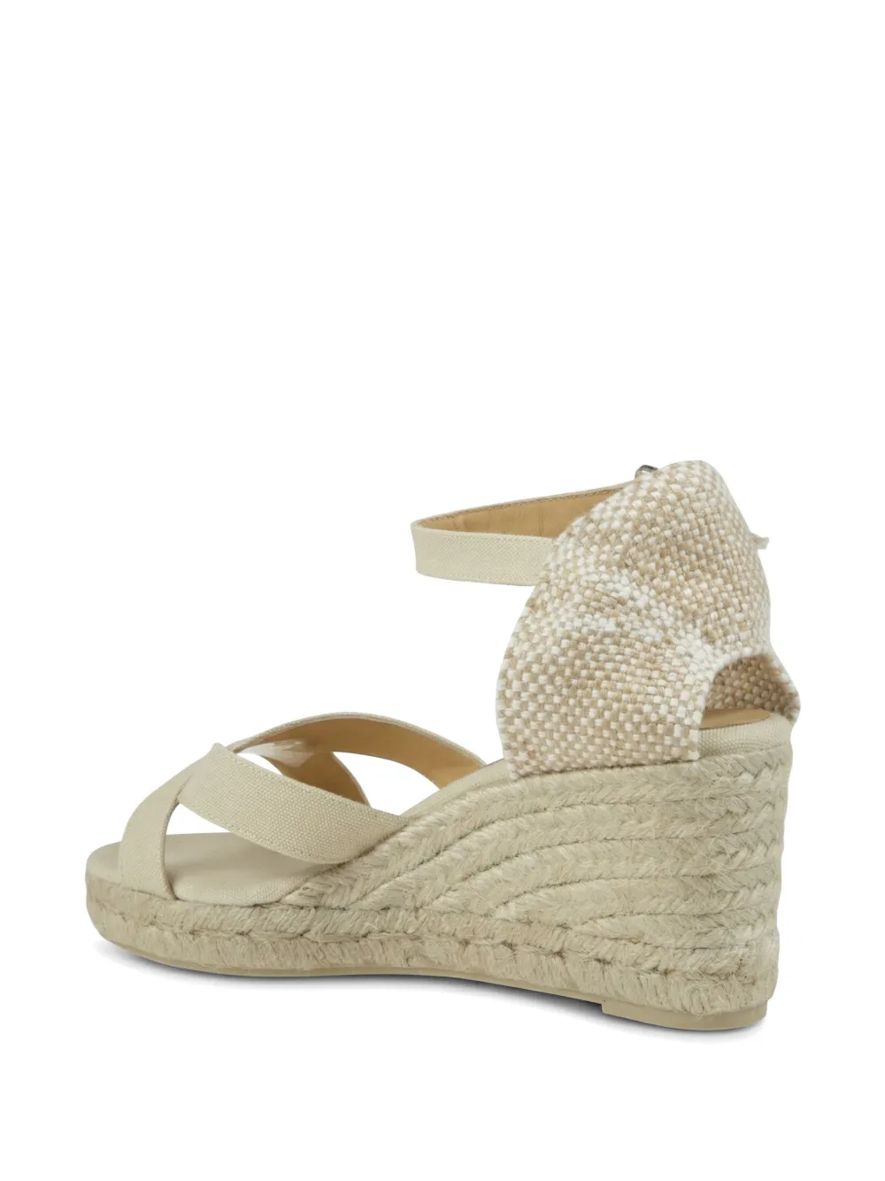 Castañer Bruna espadrilles met sleehak Beige