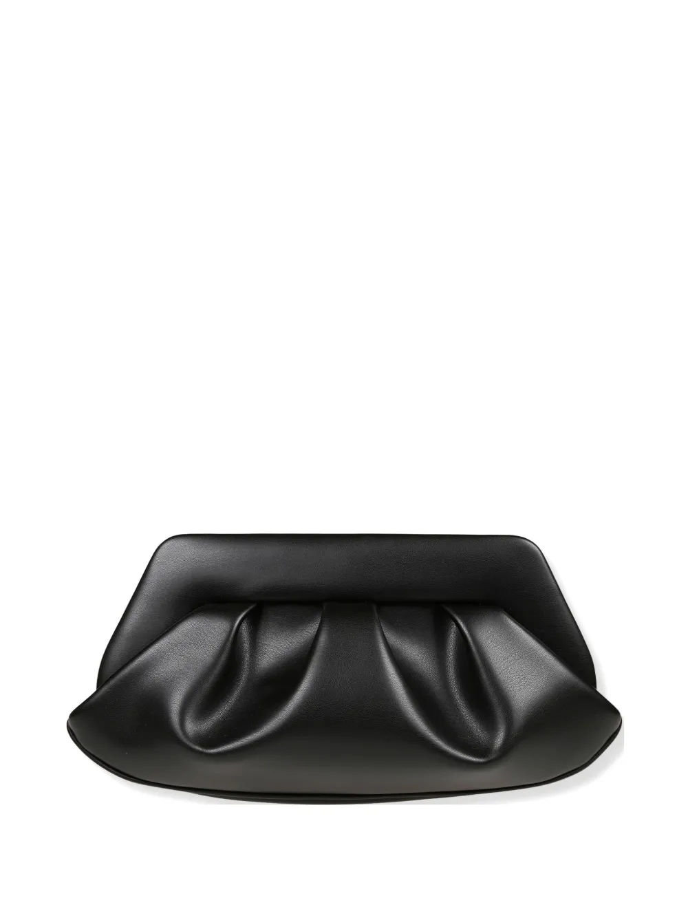Themoirè Borsa a spalla Bios con ruches - Nero